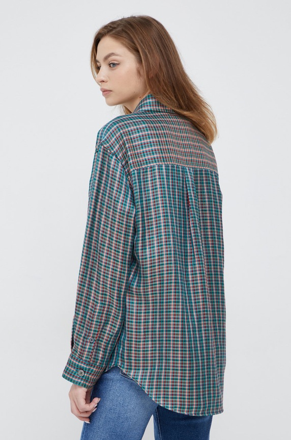 PS Paul Smith koszula z domieszką lnu multicolor W2R.300B.J30915