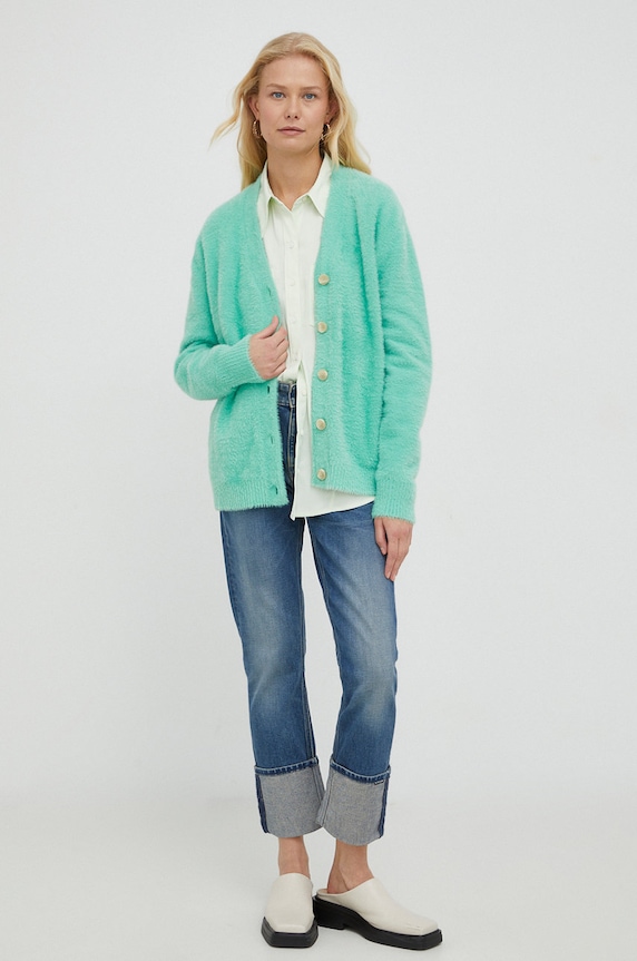 Košeľa Levi's A3366.0003 zelená AW22