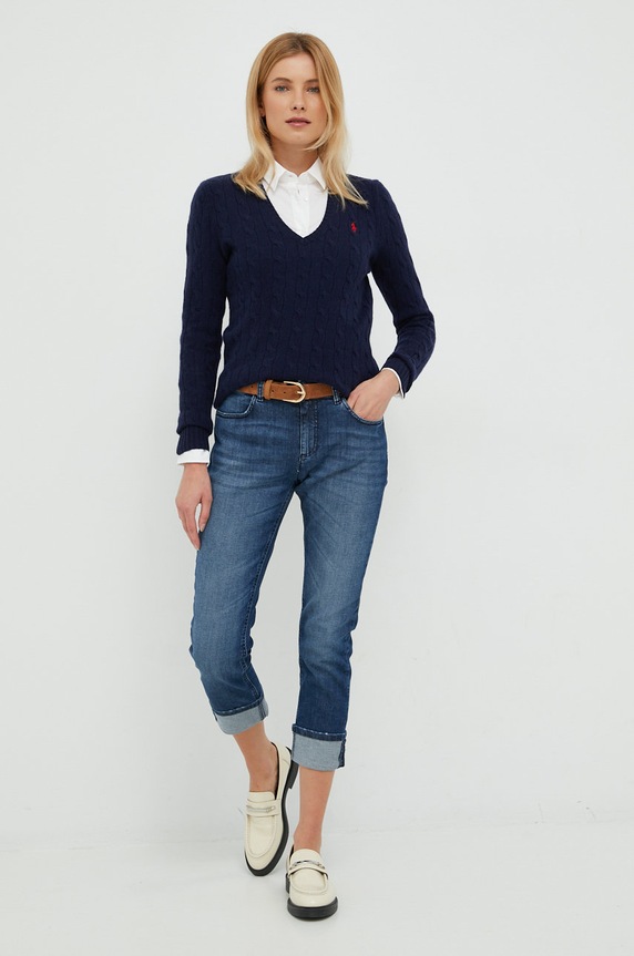 Odzież Sisley koszula 5CNX5QD47.101. biały