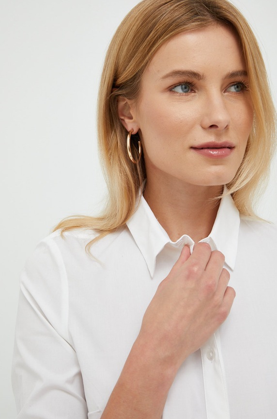 Sisley koszula 5CNX5QD47.101. biały