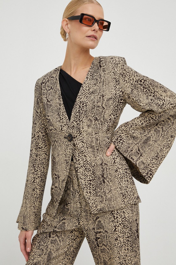 Sako By Malene Birger látka hnědá Q71094002