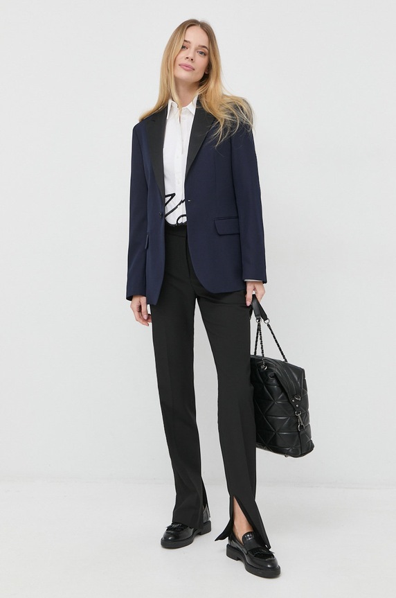 Karl Lagerfeld koszula bawełniana 226W1605 biały AW24