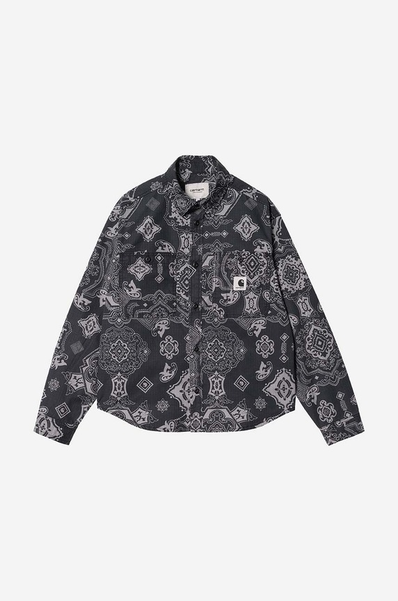Carhartt WIP cotton shirt gray I030760