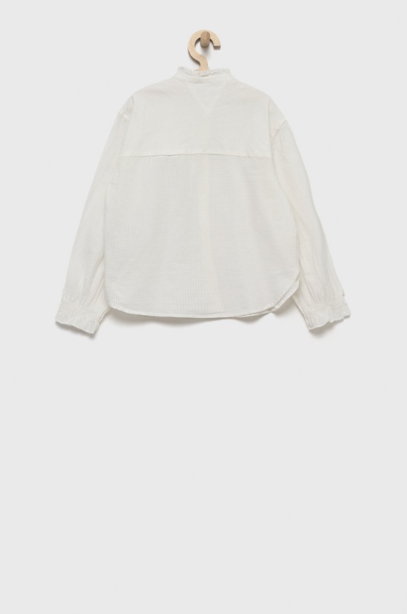 Tommy Hilfiger koszula bawełniana dziecięca KG0KG06770.9BYY biały AW22