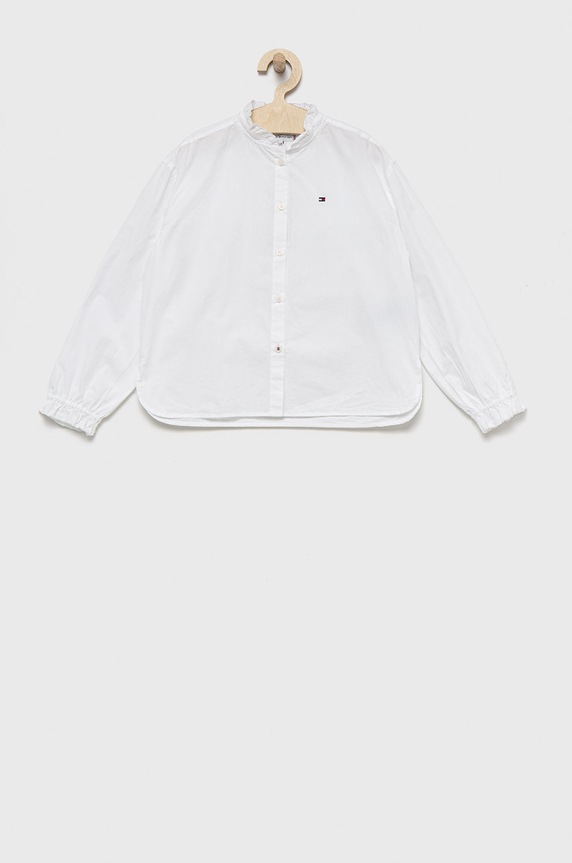 Tommy Hilfiger koszula bawełniana dziecięca bawełna biały KG0KG06933.9BYY