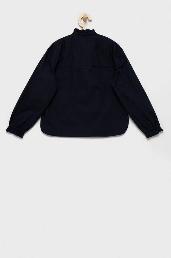 Παιδικό βαμβακερό πουκάμισο Tommy Hilfiger KG0KG06933.9BYY σκούρο μπλε AW22