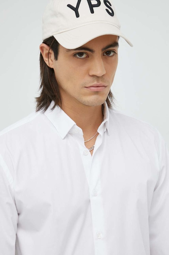 Bruuns Bazaar koszula BBM1431 biały