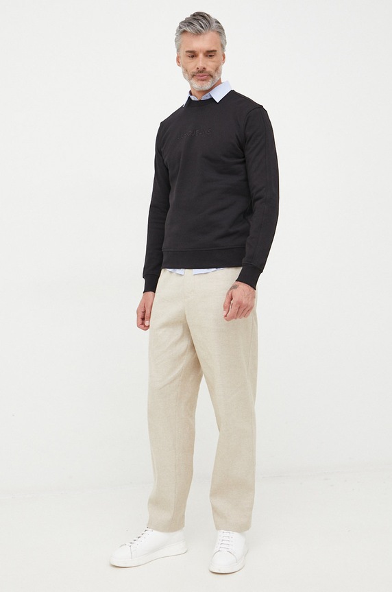 Odzież Sisley koszula 5CNX5QL19.901.. niebieski