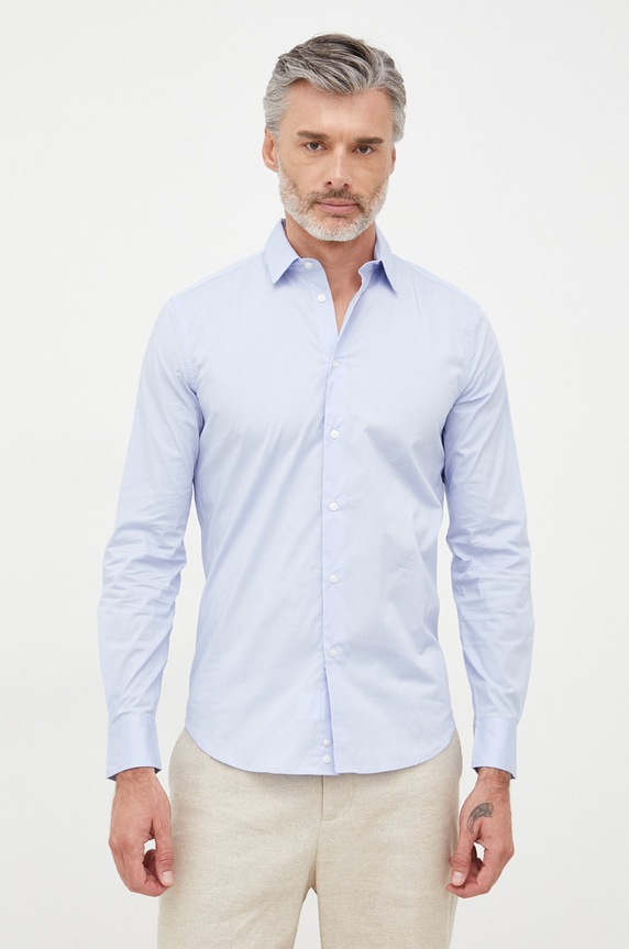 Sisley koszula 5CNX5QL19.901.. niebieski