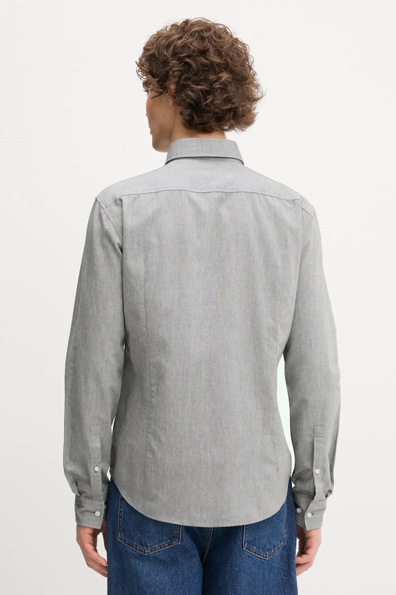 Odjeća HUGO košulja za muškarce od pamuka Evito 50479302 siva