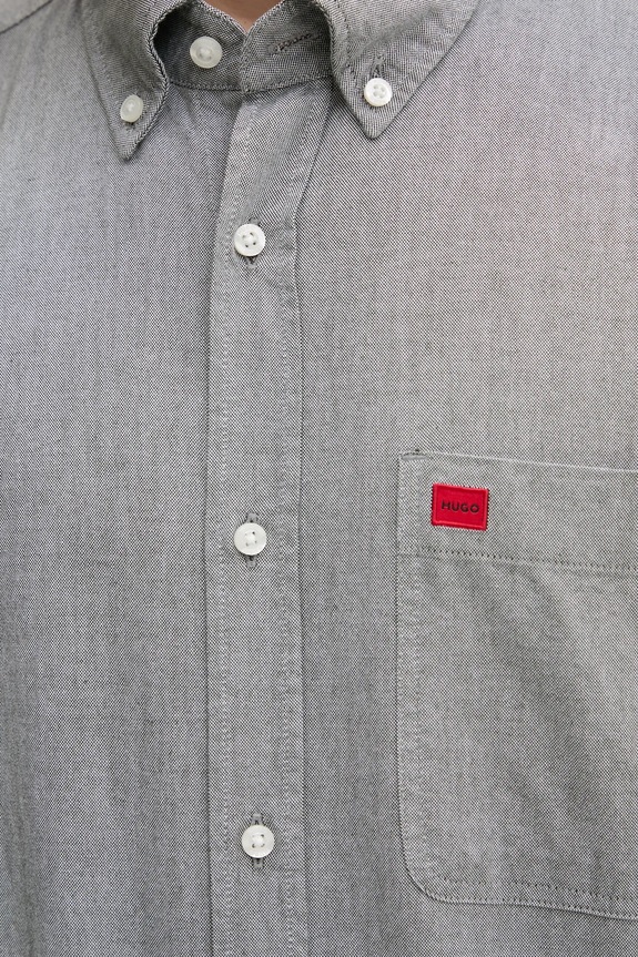 HUGO košulja za muškarce od pamuka Evito 50479302 siva