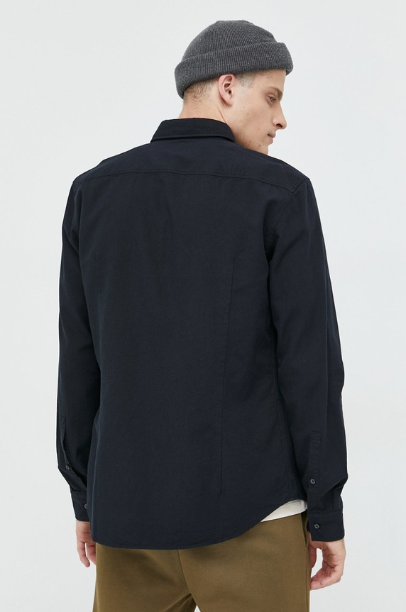 Odjeća HUGO košulja za muškarce od pamuka Evito 50479302 crna