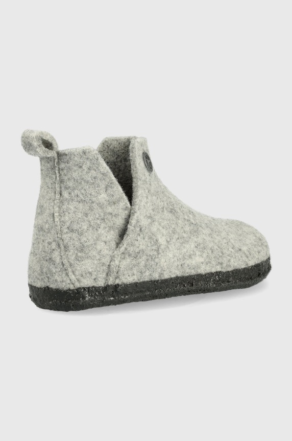 Детски вълнени пантофи Birkenstock 1017919 сив AW22