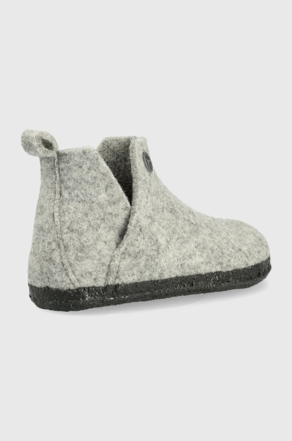 Детски вълнени пантофи Birkenstock 1017919 сив AW22