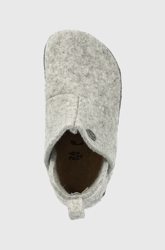 Детски вълнени пантофи Birkenstock сив 1017919