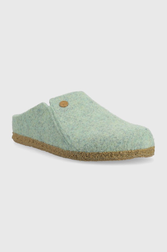 Birkenstock kapcie dziecięce 1023095 zielony AW22