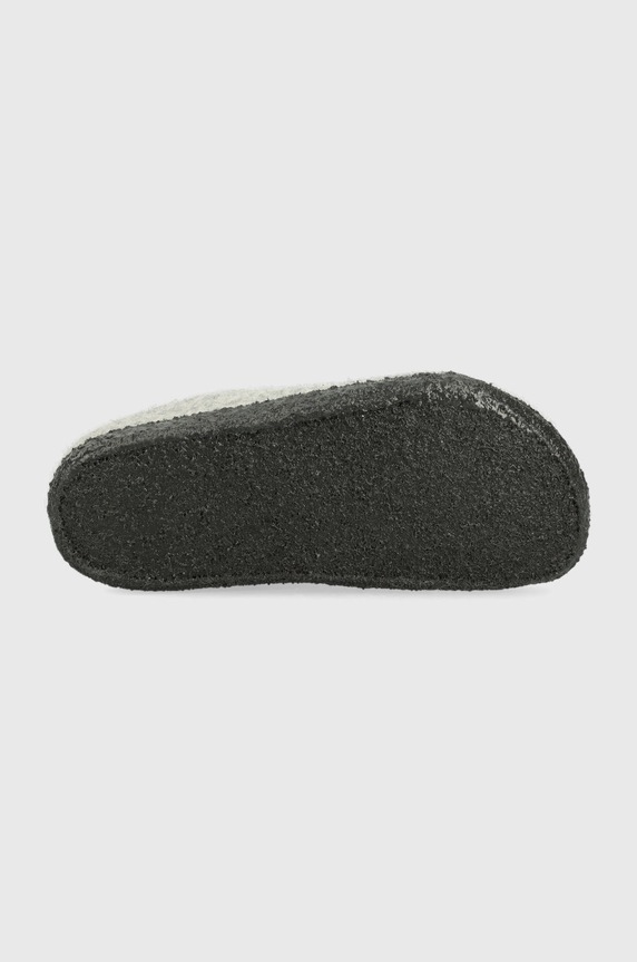 Birkenstock kapcie wełniane dziecięce 1015182 szary