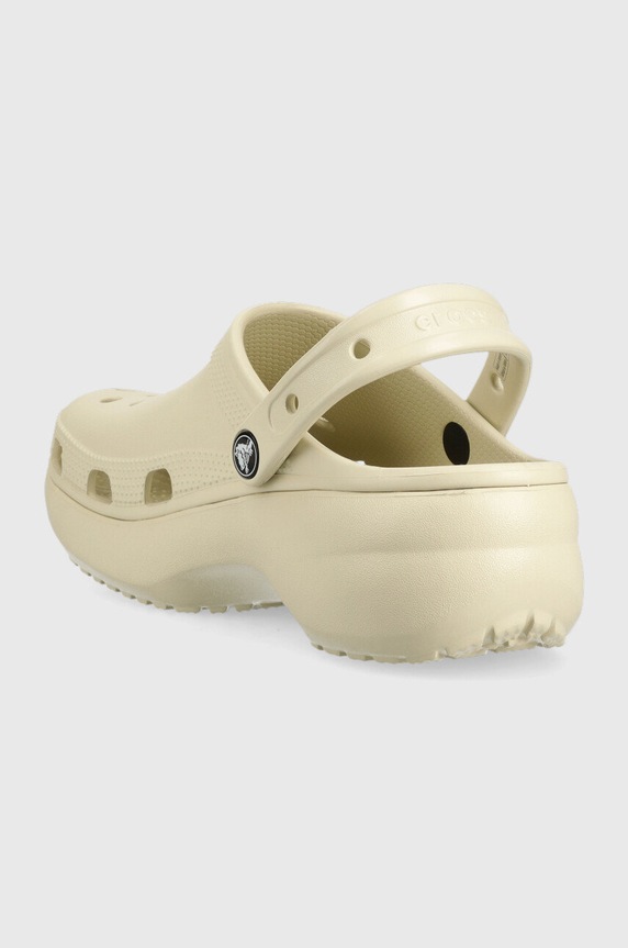 Cipők Crocs papucs Classic Platform Clog 206750.2Y2 bézs