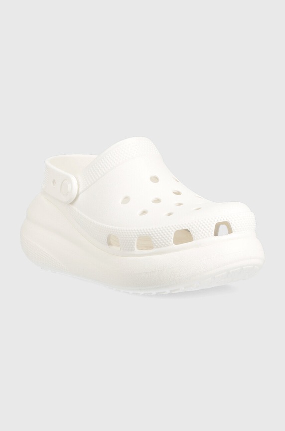 Crocs klapki Classic Crush Clog 207521.100 biały SS26