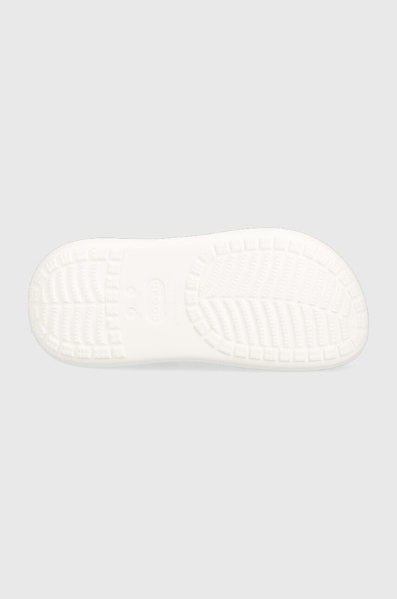 Crocs klapki Classic Crush Clog 207521.100 biały
