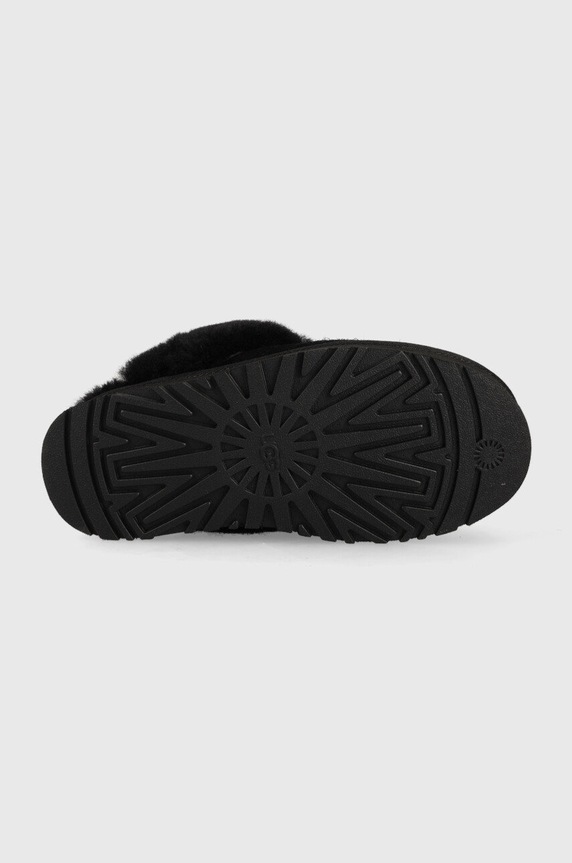 Kožené papuče UGG Disquette W Disquette 1122550.BLK čierna