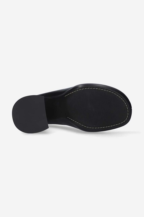 Marni klapki skórzane Sabot SBMS007110.P4545 czarny AW22