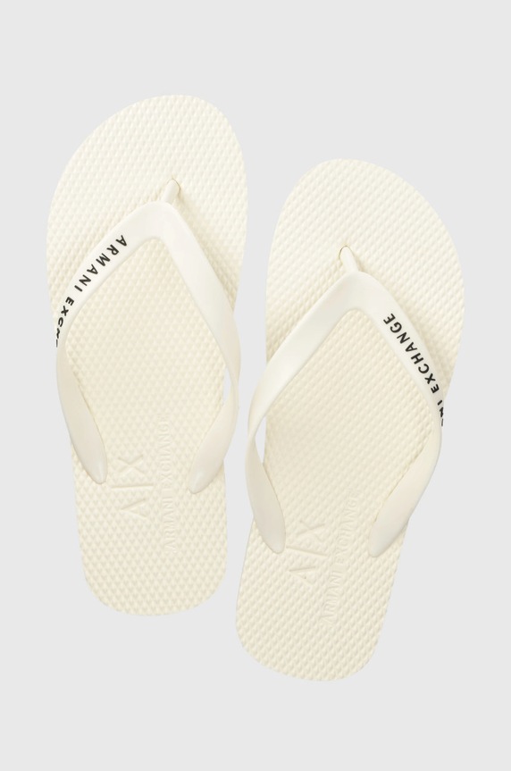 Cipők Armani Exchange flip-flop XUQ001.XCC10.M801 bézs