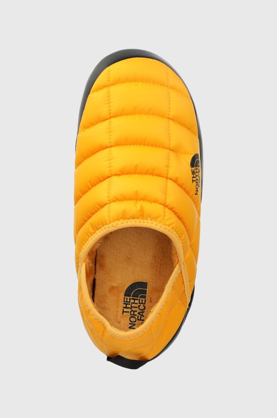 Παντόφλες The North Face Men S Thermoball Traction Mule V κίτρινο NF0A3UZNZU31