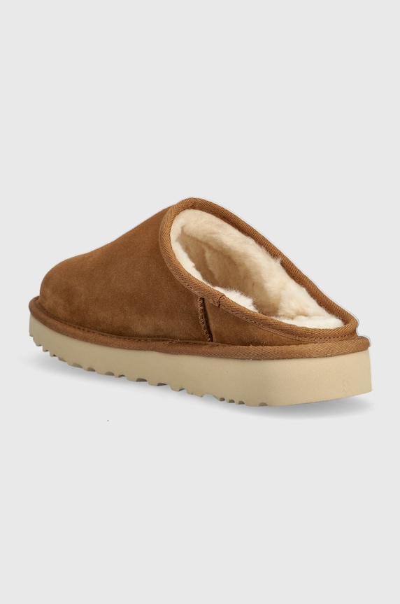Обувки Велурени чехли UGG Classic Slip-on 1129290.CHE кафяв