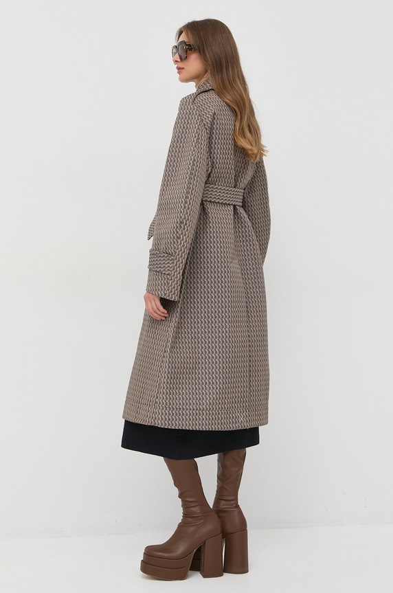 Odzież Victoria Beckham płaszcz 1422WCT004234A beżowy