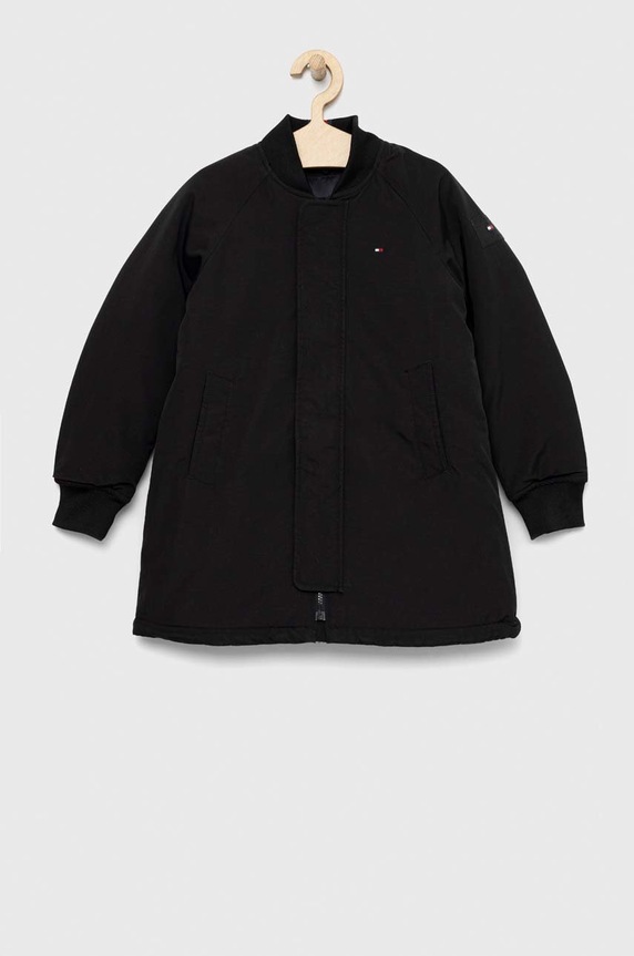 Tommy Hilfiger gyerek dzseki enyhén szigetelt fekete KB0KB07695.9BYY