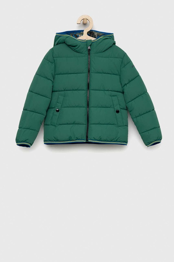 Dětská bunda Geox s podšívkou zelená K2628M.T2611.4Y.8Y
