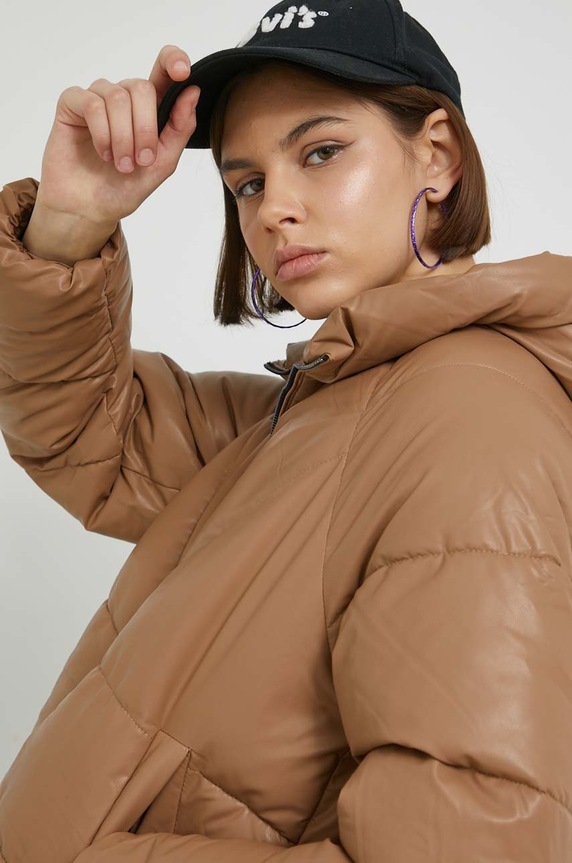 Only rövid kabát barna 15261464.Burro