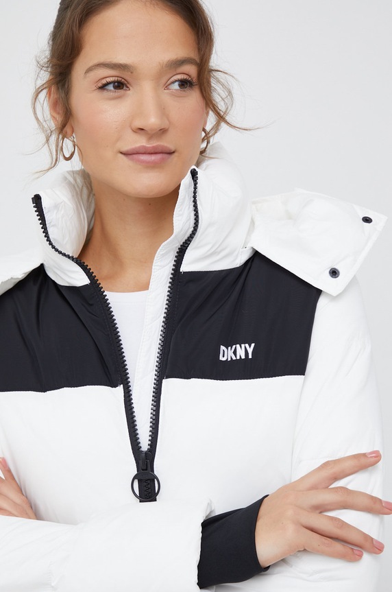 Bunda Dkny zateplené biela DP2J9216