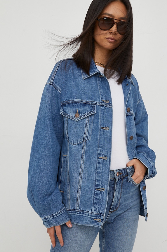 Traper jakna Levi's za prijelazno razdoblje plava A3472.0003