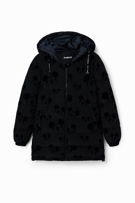 Desigual rövid kabát 22WWEWAV fekete