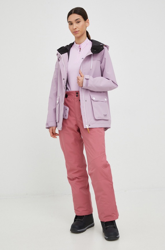 Smučarska jakna Colourwear Ida 7010318 vijolična AW22
