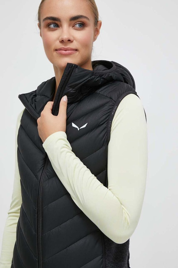 Salewa gilè sportivo imbottito Fanes foderato nero 00.0000028026