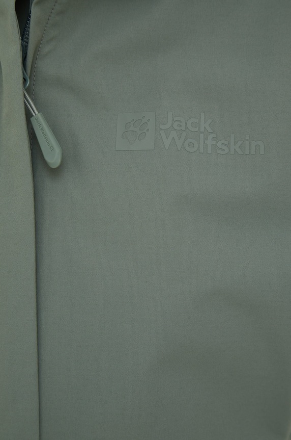 Яке за спортове на открито Jack Wolfskin STORMY POINT 2L JKT 1111202 зелен