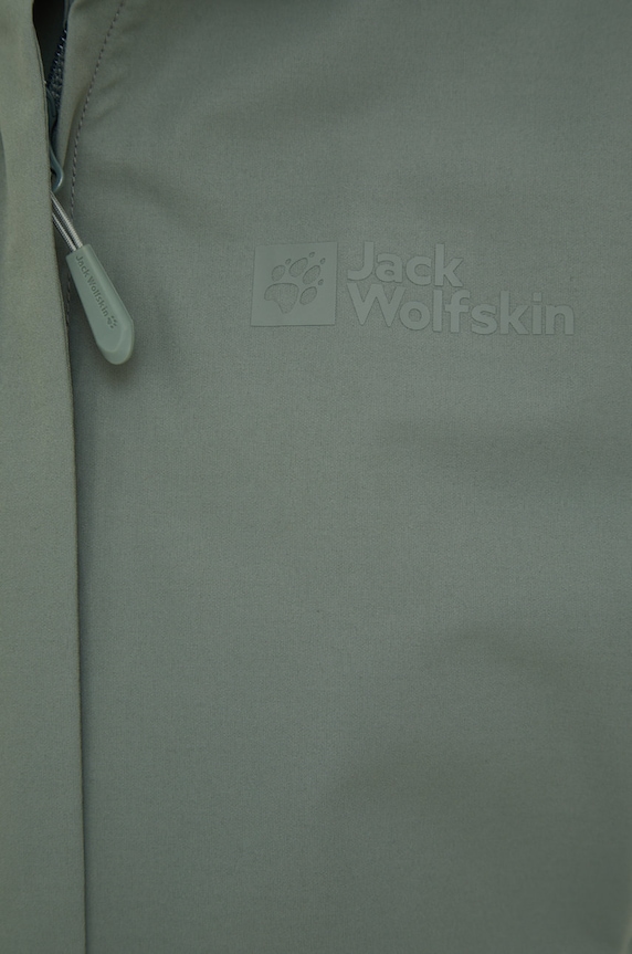 Яке за спортове на открито Jack Wolfskin STORMY POINT 2L JKT 1111202 зелен