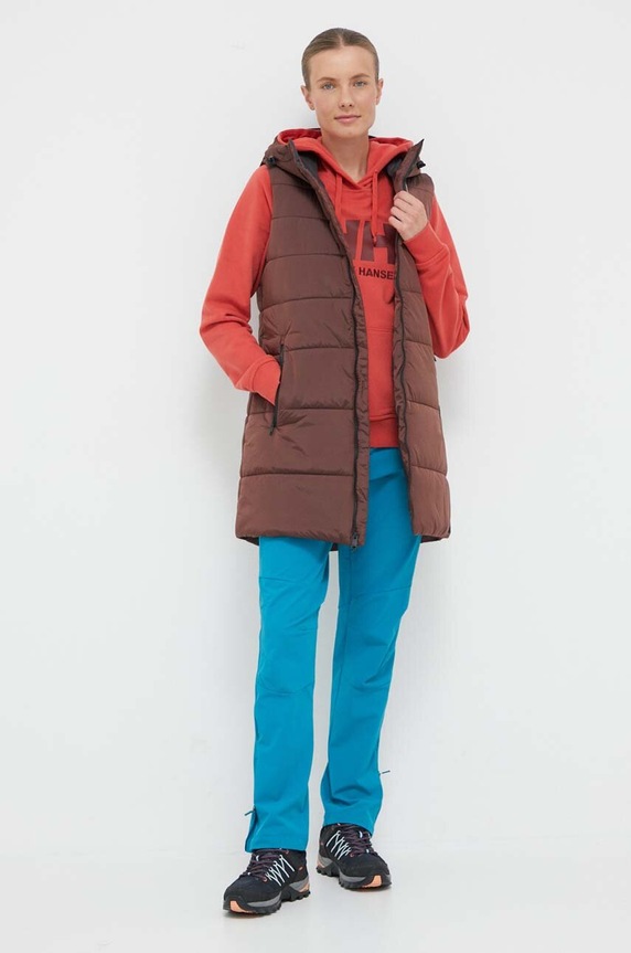 Jack Wolfskin bezrękawnik 1206991 brązowy AW23