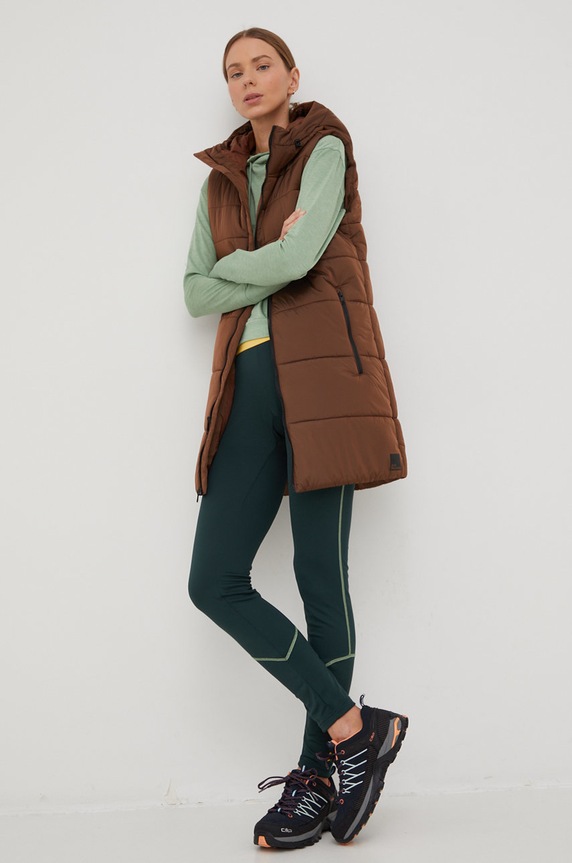Jack Wolfskin bezrękawnik 1206991 brązowy AW23