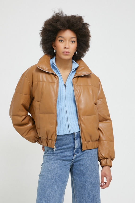 Bunda Abercrombie & Fitch KI144.2083.410 hnedá AW22