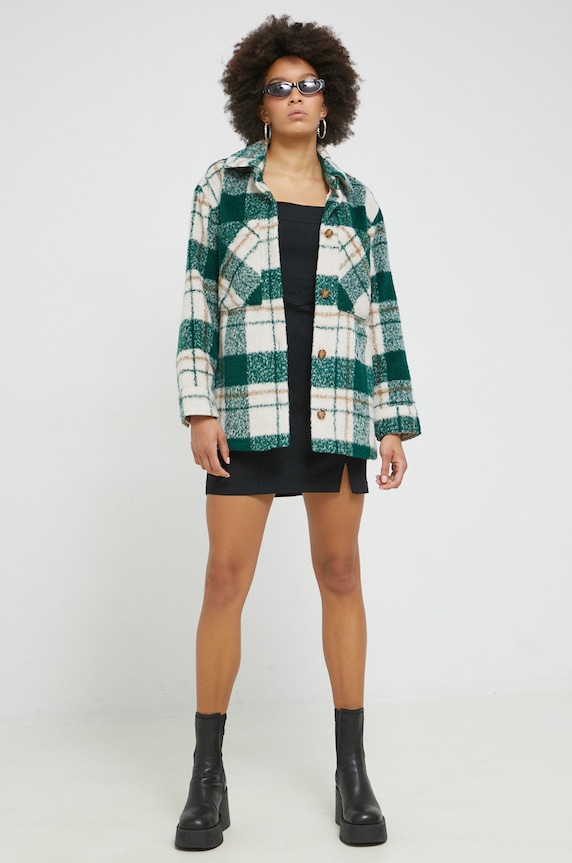 Abercrombie & Fitch giacca KI144.2235.308 verde AW22