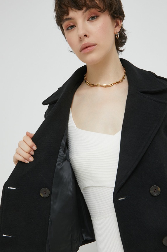 Abercrombie & Fitch kurtka z domieszką wełny KI144.2266.900