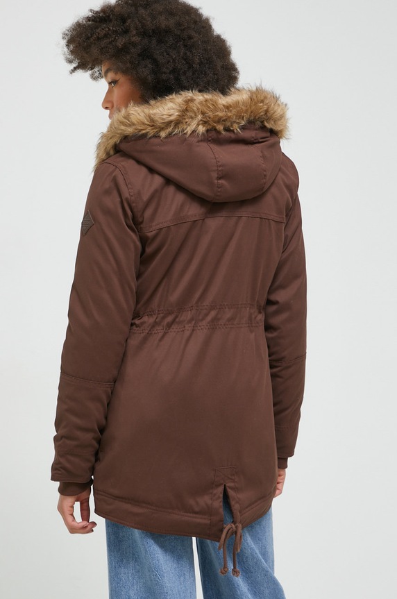 Odzież Hollister Co. parka KI344.2300.450 brązowy