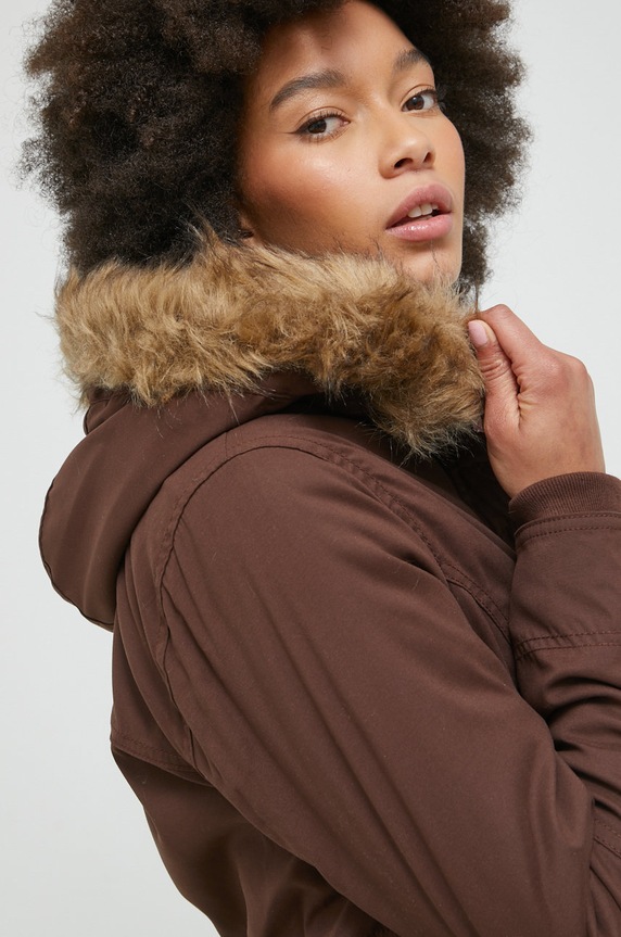 Hollister Co. parka brązowy KI344.2300.450