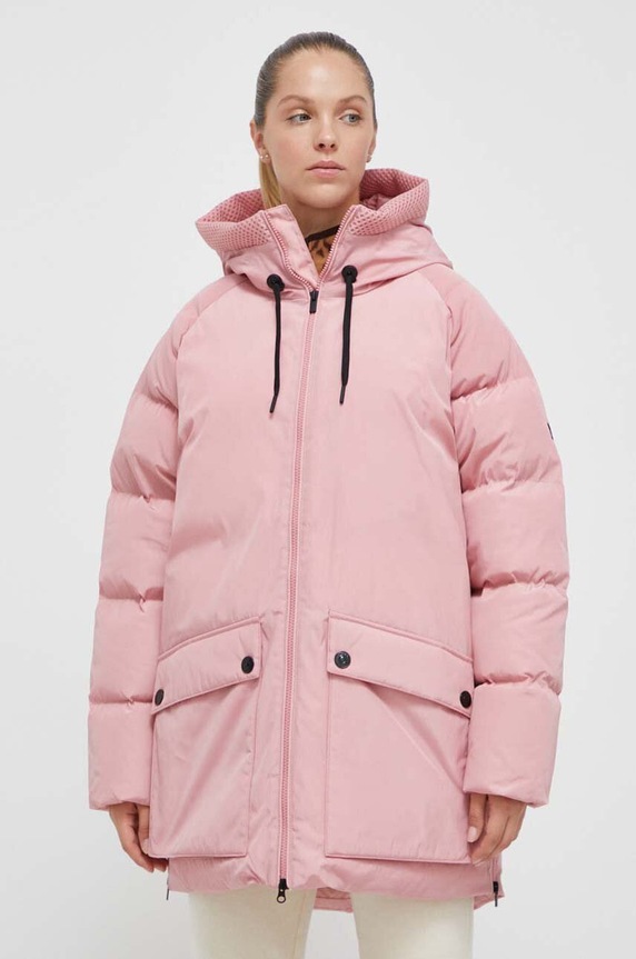 Peak Performance geaca de puf cu captuseala roz G77949