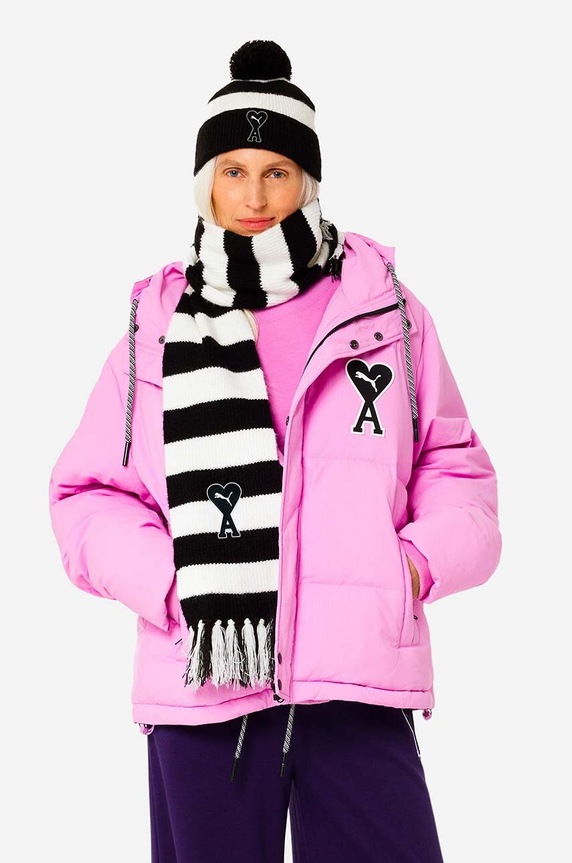Puma jacket x AMI Puffer Jacket with pink 535991.88