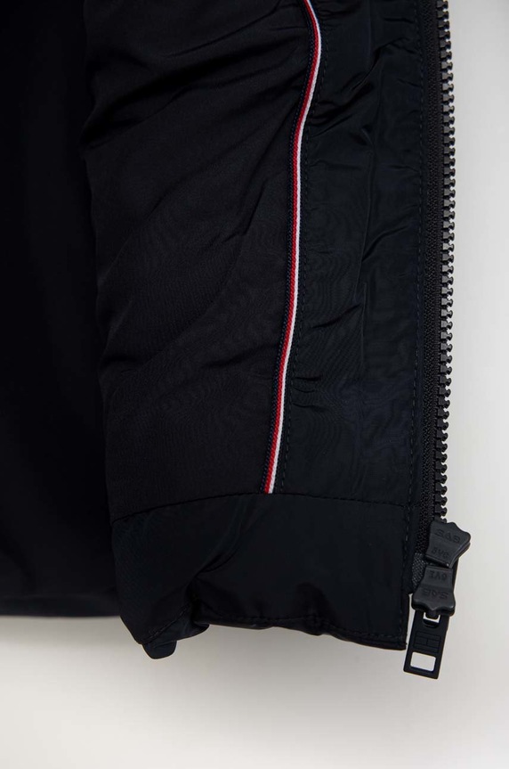 Detská páperová bunda Tommy Hilfiger tmavomodrá KG0KG06924.9BYY